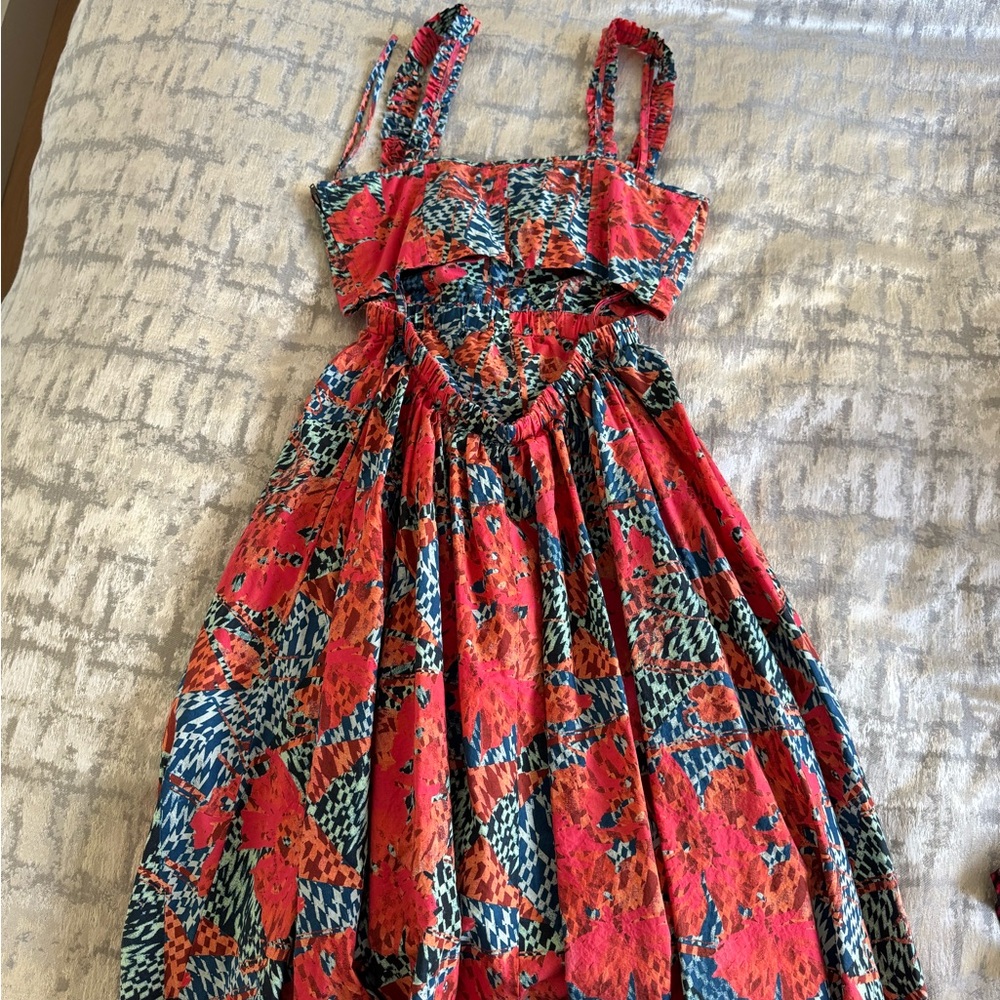 Ulla Johnson floral bubble hem dress - Picture 3 of 4